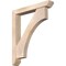 Ekena Millwork Westlake Slat Smooth Bracket w/ Offset Brace, Douglas Fir, 5 1/2"W x 34"D x 40"H BKT0604X34X40WTL06SDF - alternate 1